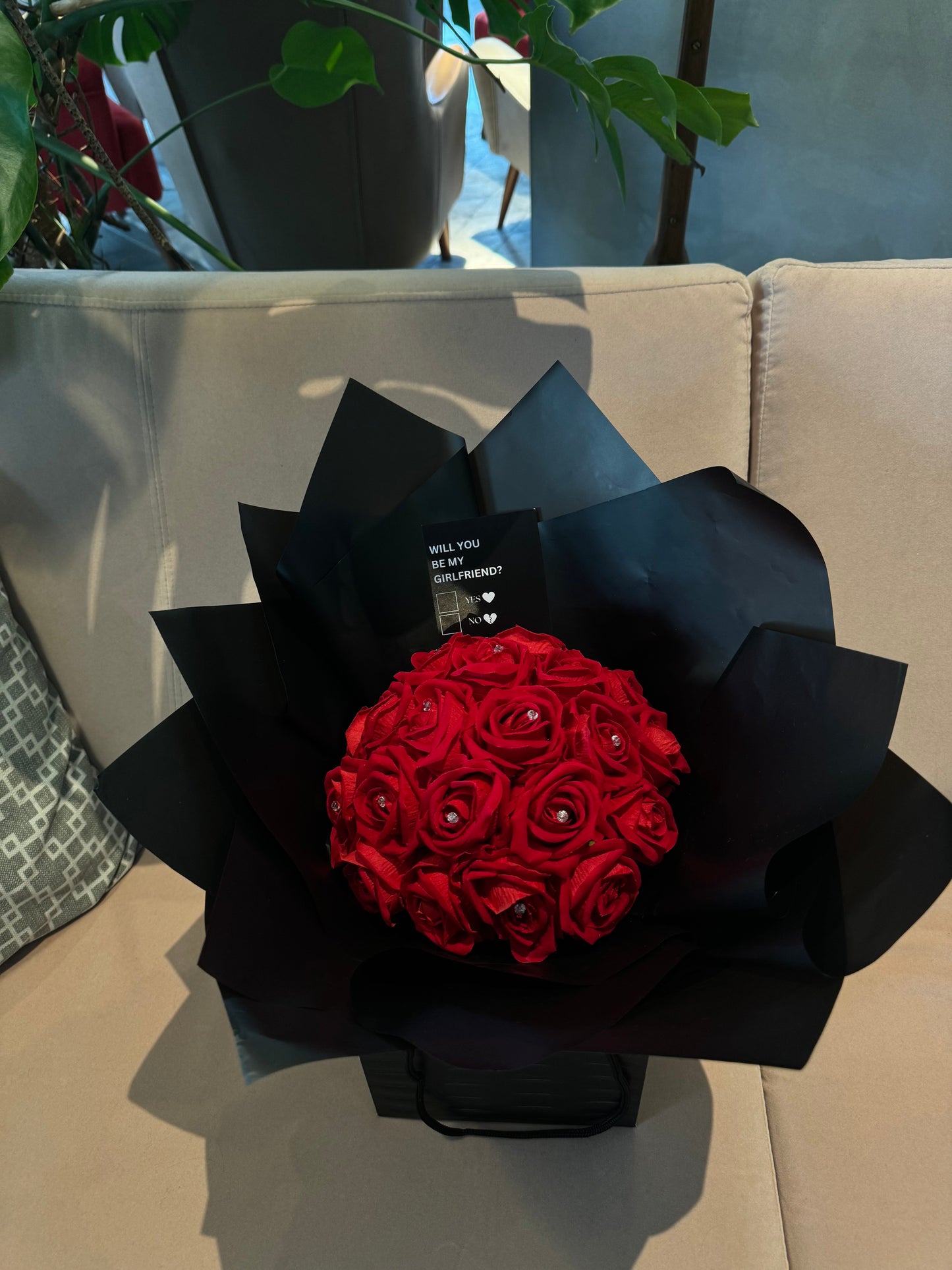 Luxury red roses