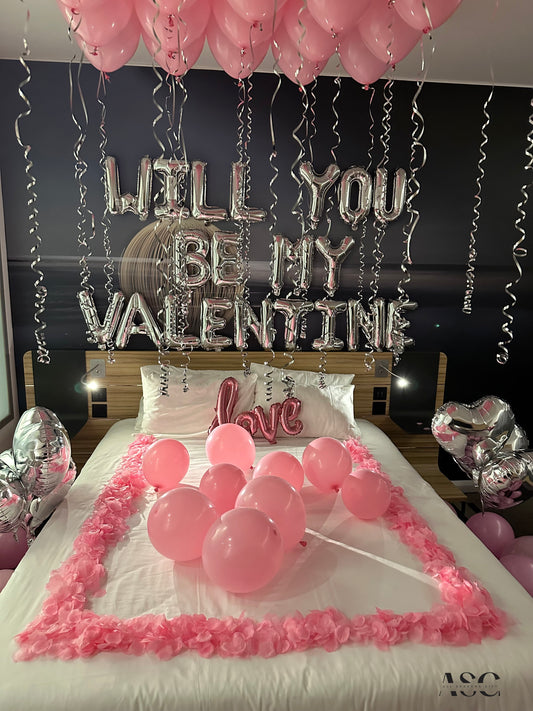 Valentine’s Day proposal kit (self set up)